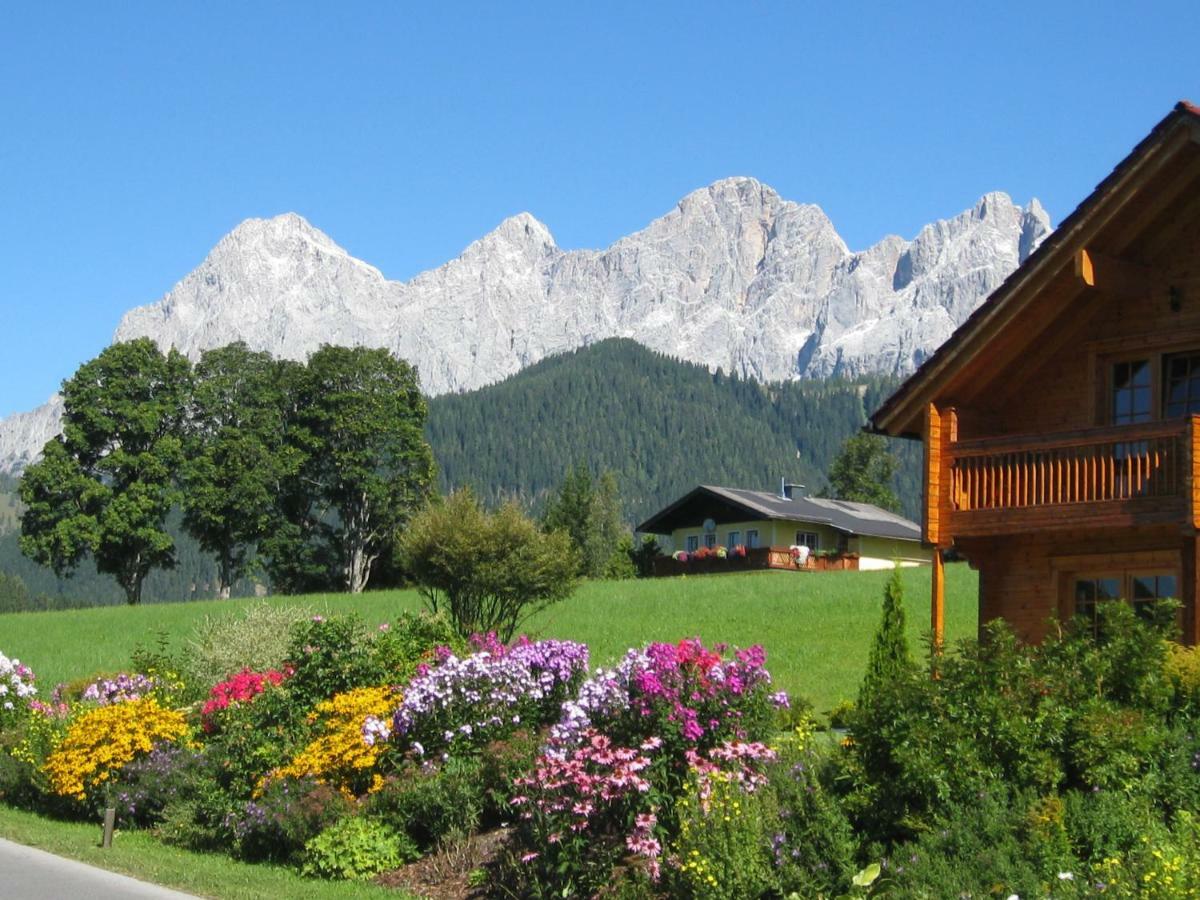 Ferienwohnung Blockhaus Royer Ramsau am Dachstein Exterior foto