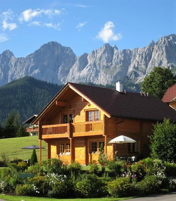 Ferienwohnung Blockhaus Royer Ramsau am Dachstein Exterior foto